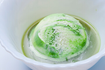 抹茶バニラアイス