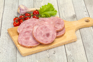 Natural ham made from pork