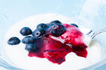 ブルーベリーヨーグルト