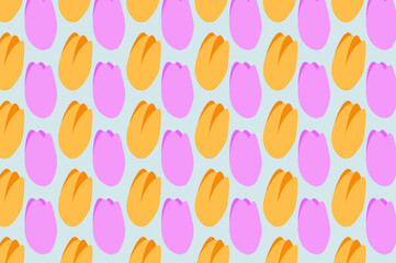 Tulip Flower Digital Paper. Suitable for backgrounds and wallpapers.