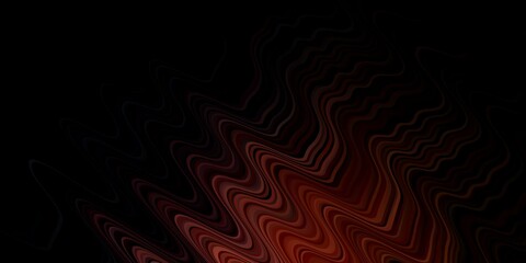 Dark Pink, Yellow vector pattern with curves.