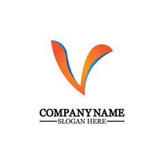 Letter V with Check Mark logo illustration design. Creative Minimal luxury emblem design. Universal elegant icon.Graphic Alphabet Symbol for Corporate Business Identity.