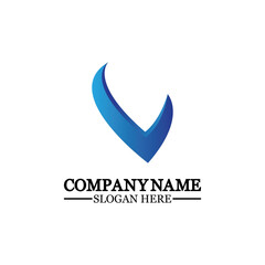 Letter V with Check Mark logo illustration design. Creative Minimal luxury emblem design. Universal elegant icon.Graphic Alphabet Symbol for Corporate Business Identity.