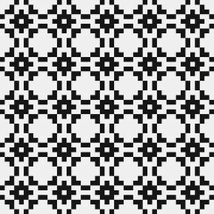 Fototapeta premium Abstract Cross Pattern Dots Logo generative computational art illustration