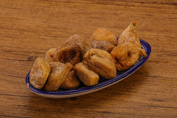 Dry sweet fig fruit heap