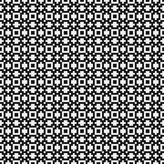 Fototapeta premium Abstract Cross Pattern Dots Logo generative computational art illustration