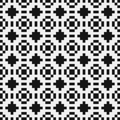 Abstract Cross Pattern Dots Logo generative computational art illustration