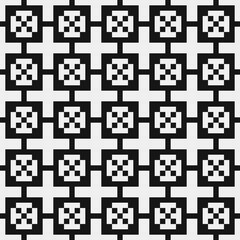 Abstract Cross Pattern Dots Logo generative computational art illustration