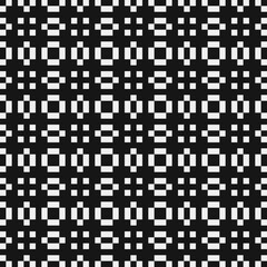 Fototapeta premium Abstract Cross Pattern Dots Logo generative computational art illustration