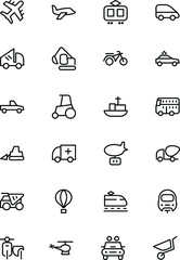 Transport Vector Icons © creativestall