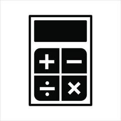 Fototapeta premium calculator icon on white background. vector eps 10