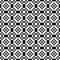 Abstract Cross Pattern Dots Logo generative computational art illustration