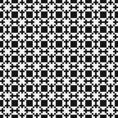 Fototapeta premium Abstract Cross Pattern Dots Logo generative computational art illustration