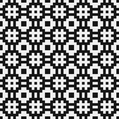 Fototapeta premium Abstract Cross Pattern Dots Logo generative computational art illustration