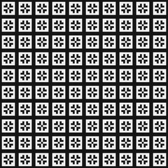 Abstract Cross Pattern Dots Logo generative computational art illustration