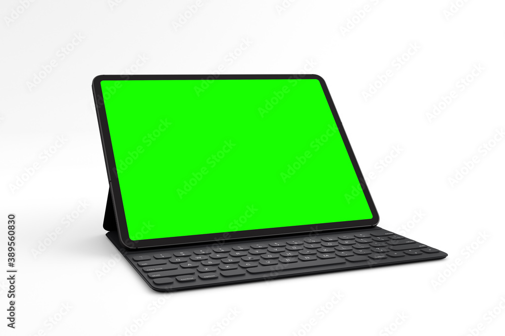 Poster mock up of device - 3d rendering