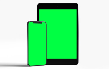 Device screen stationery mock up