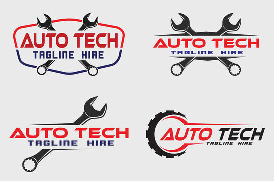automotive service logo concept