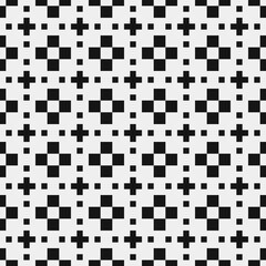 Fototapeta premium Abstract Cross Pattern Dots Logo generative computational art illustration