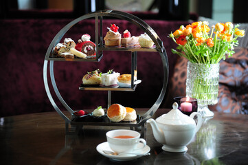 traditional English tea, high tea