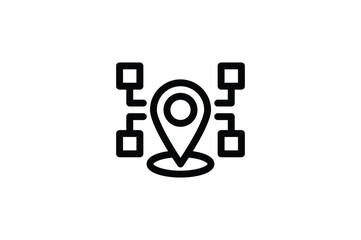 Project Management icon - Project Location