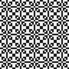 Fototapeta premium Abstract Cross Pattern Dots Logo generative computational art illustration