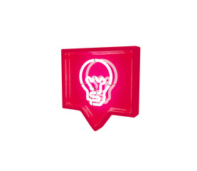 Internet, business, Technology and network concept. Light Bulb innovation Solution