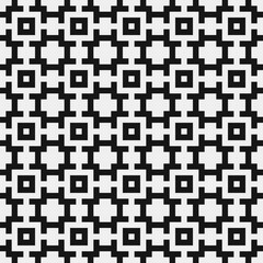 Fototapeta premium Abstract Cross Pattern Dots Logo generative computational art illustration