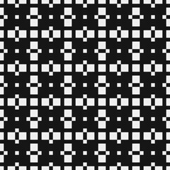 Fototapeta premium Abstract Cross Pattern Dots Logo generative computational art illustration