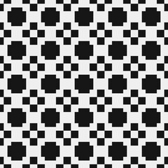 Fototapeta premium Abstract Cross Pattern Dots Logo generative computational art illustration