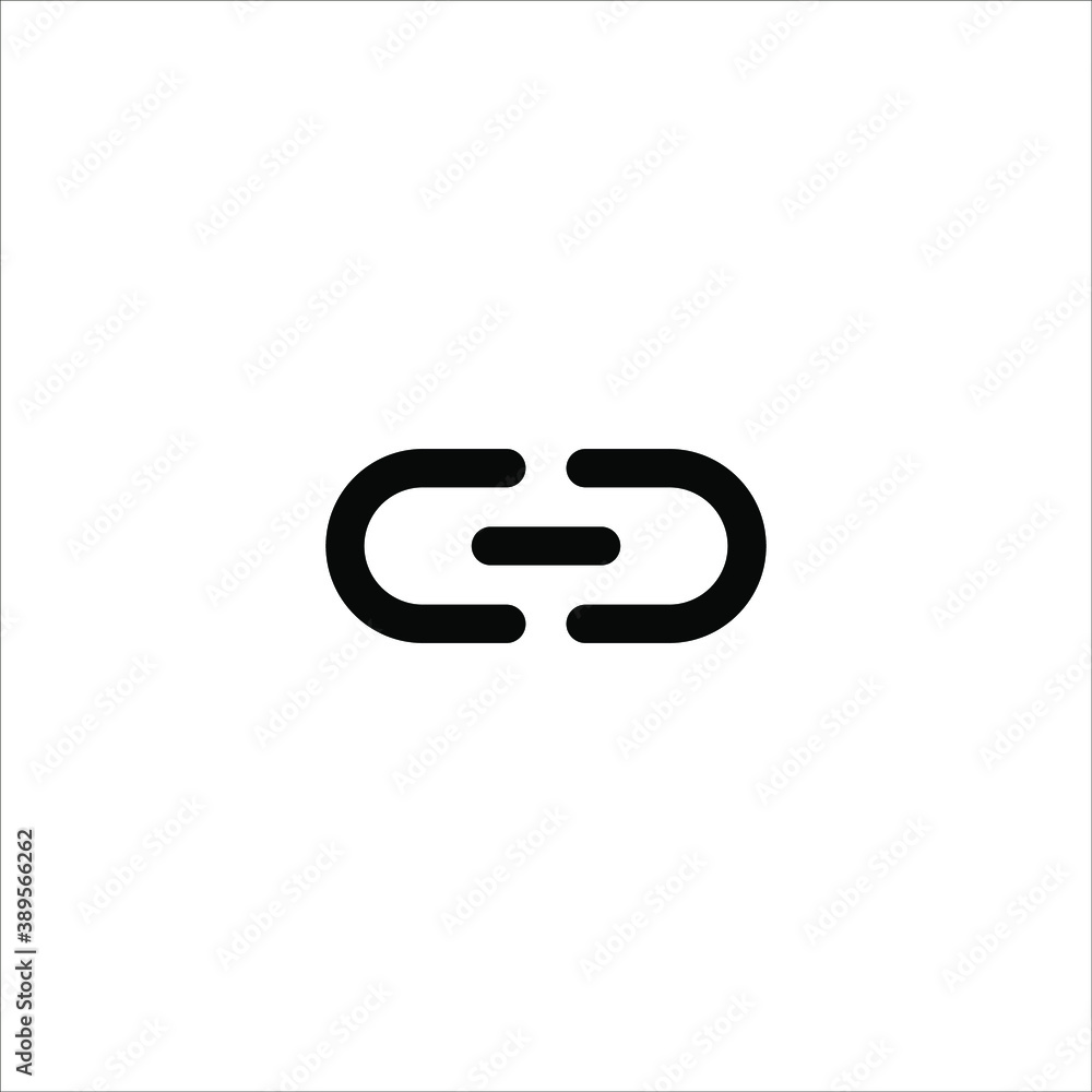 Poster chain, link icon vector. link template black color editable. hyperlink chain symbol flat vector sign