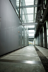 corridor in the office building