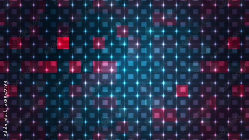 Poster 4k abstract futuristic technology light illumination wall background. seamless loop modern blinking 