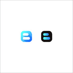 Letter B technology smart and modern a slick logo for a web and mobile app growth platform.