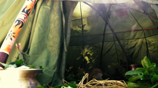 Mexican or Indian Sauna Hut