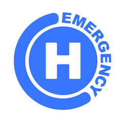 Obraz premium hospital icon