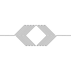 Abstract Hipster One Line Background . Vector Design .