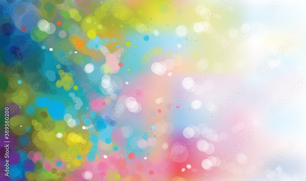 Canvas Prints vector colorful, bokeh background. unicorn background.