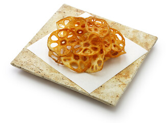 homemade crispy lotus root chips