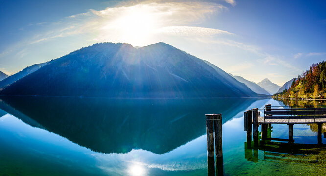 famous Plansee in Austria