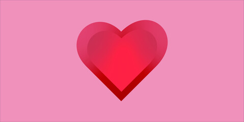 a lot of hearts for Valentine's Day on the pink background. Hearts background. Pink and red colors. Love. Happy. Holiday. Lovely day. Couple's day.  Marry me