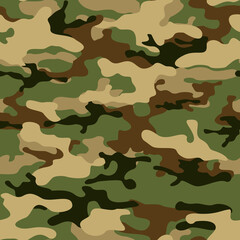 Fototapeta premium Camouflage. Seamless pattern. Abstract camo. Print