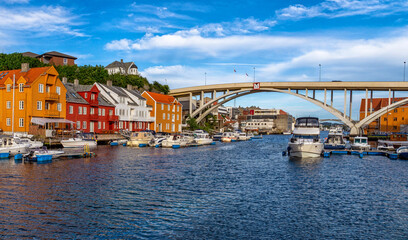 View over Haugesund, Norway