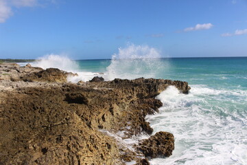 Falaise en Guadeloupe