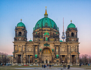 Fototapeta na wymiar The cathedral of Berlin, Germany