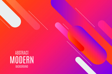 Modern style abstraction with colorful line. Eps10 vector illustration.