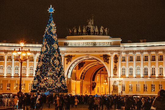 New year, christmas, christmas tree
