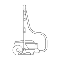 Cleaner vector icon.Realistic vector icon isolated on white background cleaner.