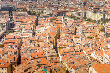 Aerial view of Nice, South of France