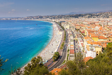 Aerial view of Nice, France